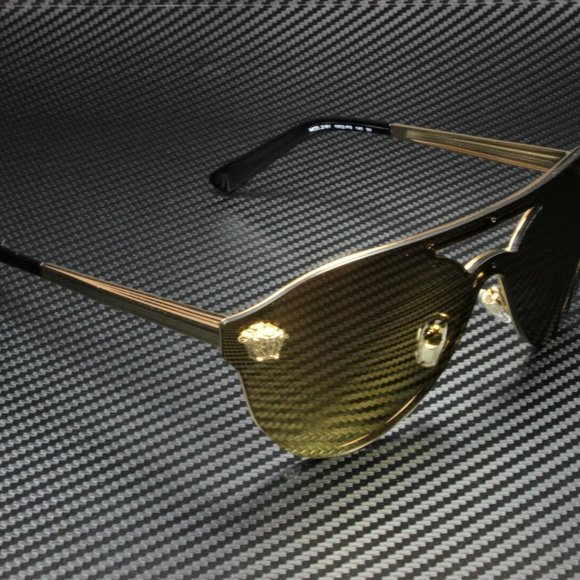 Womens Versace Gold Brown Sunglasses! NEW! main image 4
